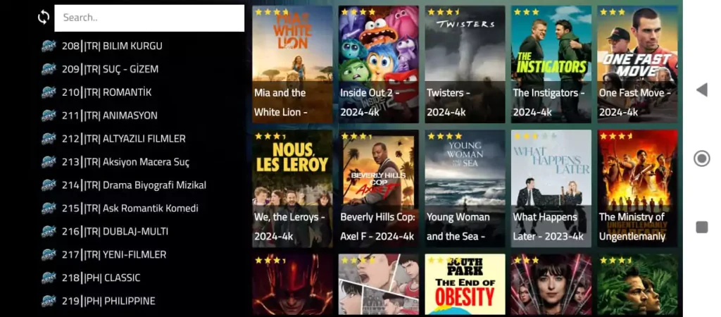 SENY TV IPTV Plans SENY Pro SENY Gold SENY VIP 8K 4